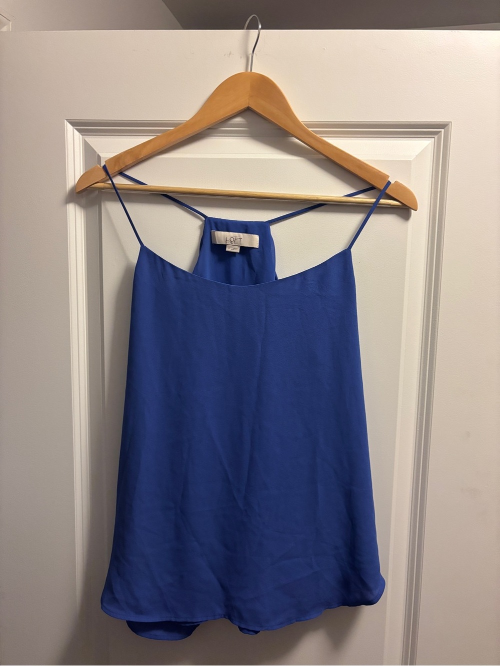 Loft: Royal Blue Spaghetti Strap Cami Top